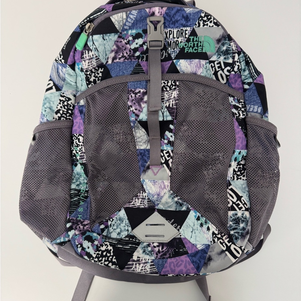 The North Face Purple and Blue Backpack Urban Style